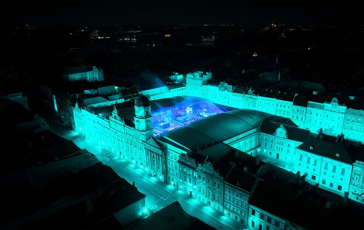 Kraków nocą